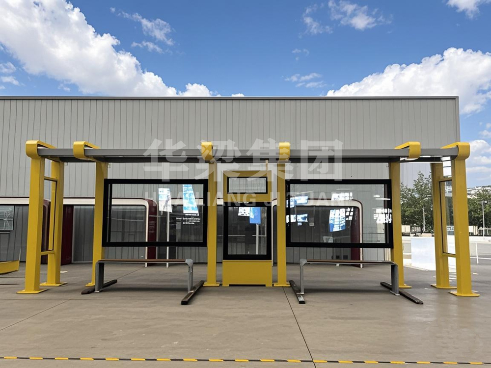 [25.4.8]安徽省某市定制款公交候车亭项目装车发货